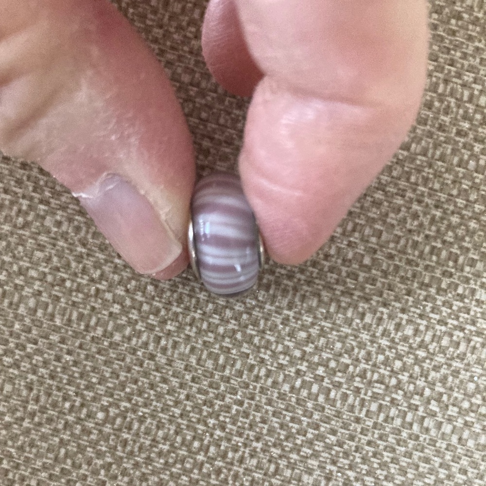 Pandora pink Murano bead